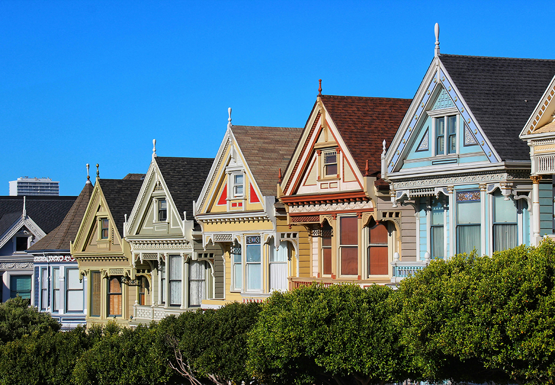 Painted Ladies, Hayes Street, San Francisco, CA, USA